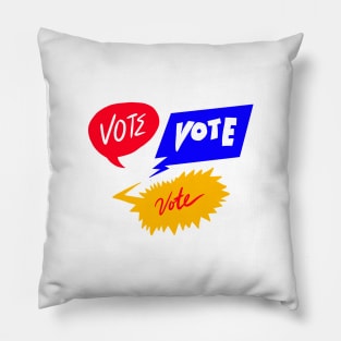 Vote in Speech Bubble Pillow