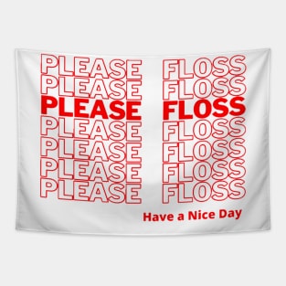Please Floss Tapestry