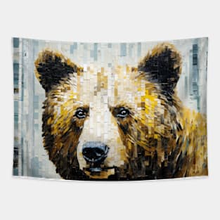 Grizzly Bear Animal Art Decor Paint Tapestry