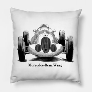 Mercedes-Benz W125 Racing Car Pillow