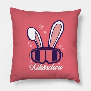 Skihäschen | Ski bunny Pillow