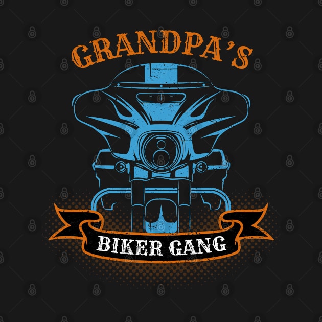 Grandpa's Biker Gang Father's Day by DwiRetnoArt99