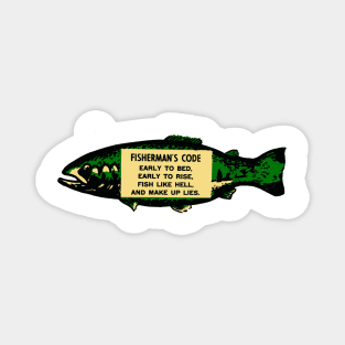 Fisherman's Code Magnet