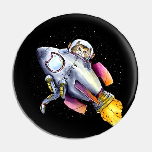 Kitty in Space Pin