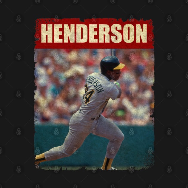 Rickey Henderson - NEW RETRO STYLE by FREEDOM FIGHTER PROD