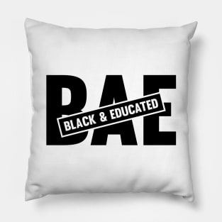 BAE Black & Educated Pillow