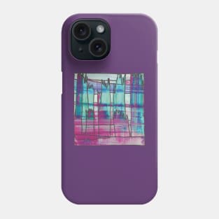 Liminal Space II Sky Blue Abstraction Phone Case