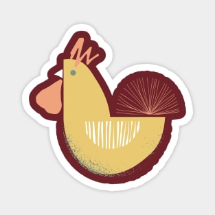 fun cute chicken design Magnet