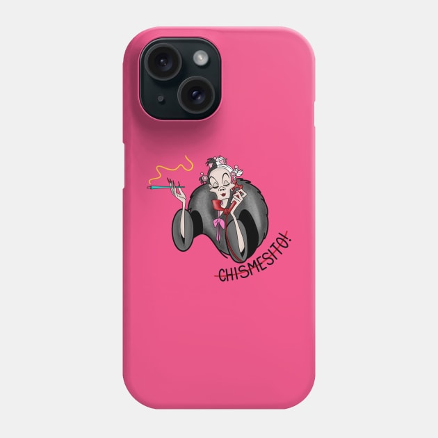 Cruella De Vil Phone Case by Jahaziel Sandoval