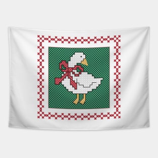 Holiday Duck Tapestry