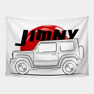 Off Road Jimny Minimalist Style Tapestry