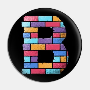 The letter B Pin