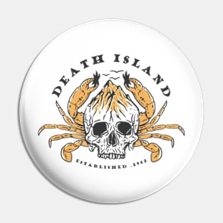 rock skull terror - death island Pin