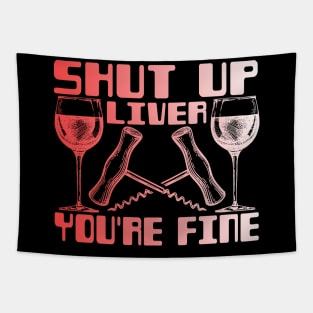 Liver And Wine Gift Tapestry