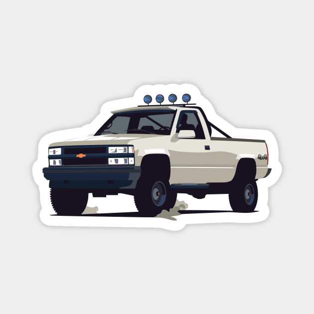 Chevrolet c/k 1500 Silverado Magnet by TheArchitectsGarage