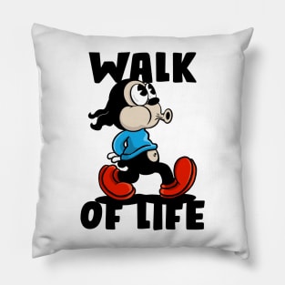 Walk of life Pillow