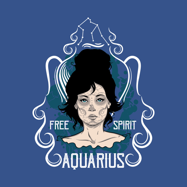 Zodiac Signs: Aquarius - The Water Bearer by Superfunky