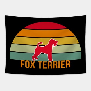 Fox Terrier Vintage Silhouette Tapestry