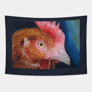 Chookie Watercolour Painting Tapestry