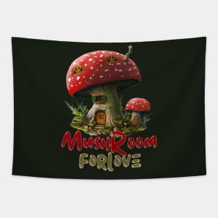 Mushroom for love Tapestry