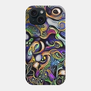 Abstract man portrait Phone Case