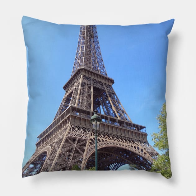 Eiffel tower in Paris Pillow by OLHADARCHUKART