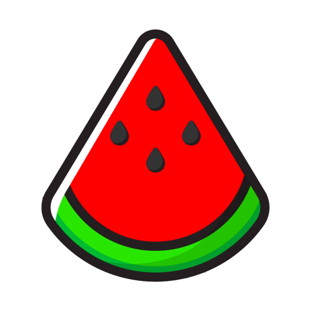 Slice of Watermelon by CeeGunn