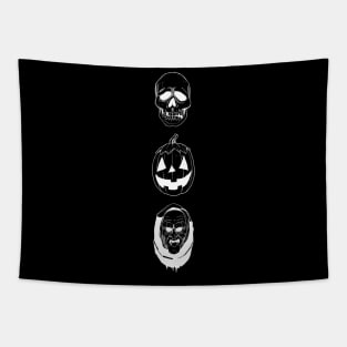 Season of the Witch Masks Vertical Tapestry