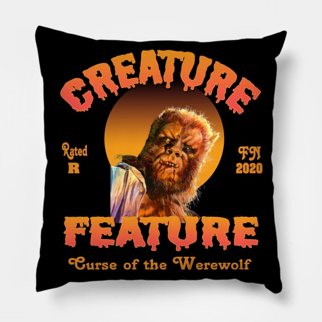 Curse of the Werewolf Pillow by Fuckinuts