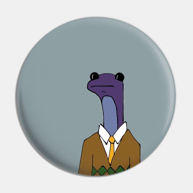 Office Newt Pin by PruneyToons