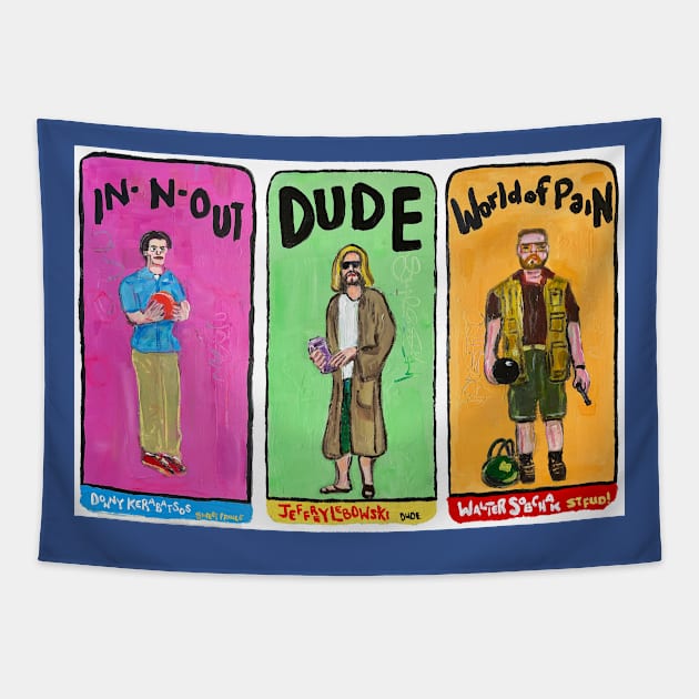 Big Lewbowski Tapestry by ElSantosWorld