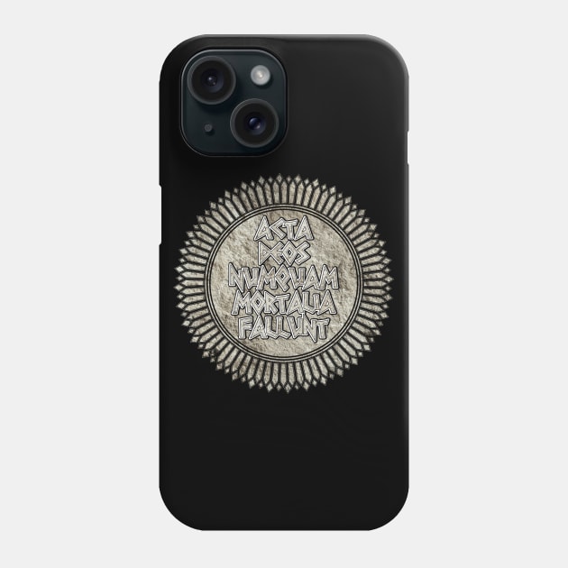 Acta Deos Numquam Mortalia Fallunt (Mortal Actions Never Deceive The Gods) Phone Case by MagicEyeOnly