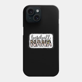 Baseball Nana Leopard Shirt Baseball Nana Phone Case