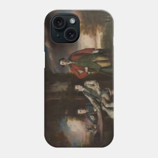 The Honorable Henry Fane with Inigo Jones and Charles Blair by Joshua Reynolds Phone Case