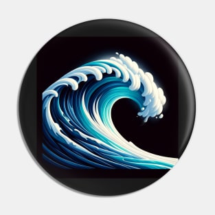 Cresting Elegance: The Majestic Ocean Wave Pin