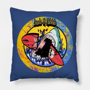 Just A Nibble Graphic Pillow