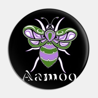 Genderqueer Aamoo (Bee) Pin