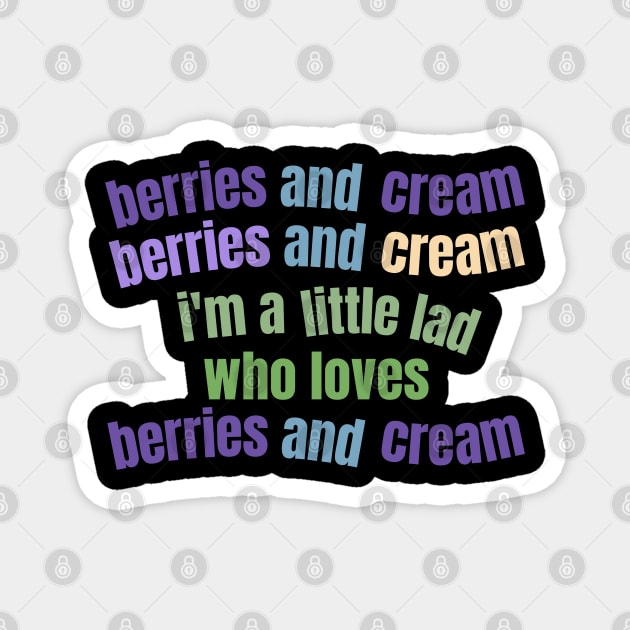 Berries and Cream For a Little Lad Magnet by BobaPenguin