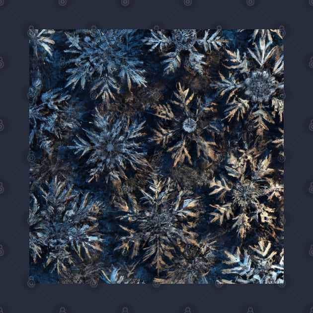 Ice crystals snowflakes pattern by craftydesigns