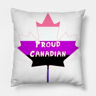 Proud Canadian (Genderfluid) Pillow