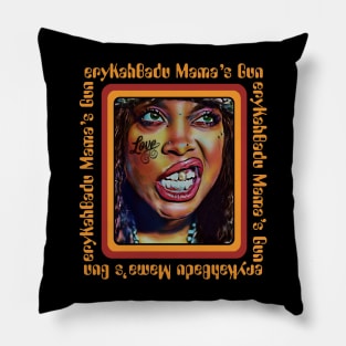 erykah badu || retro Pillow