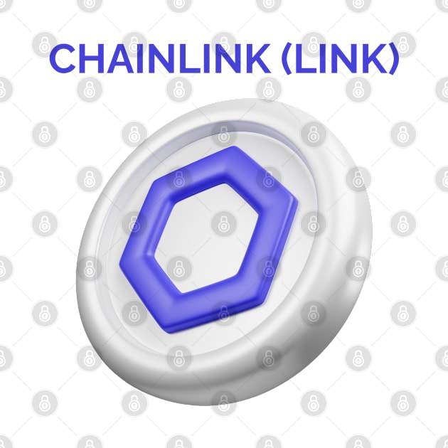 CHAINLINK (LINK) 3d front view rendering cryptocurrency by YousifAzeez