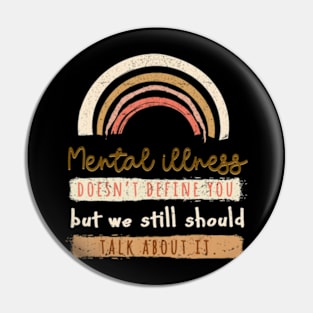 Depression Mental Health Awareness Pin