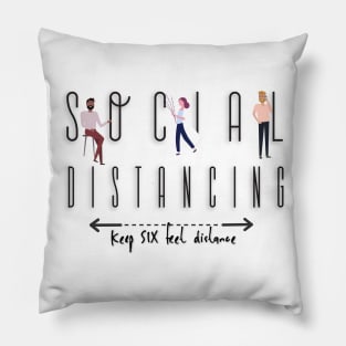 Social distancing Pillow