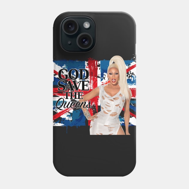 God Save The Queens Phone Case by aespinel