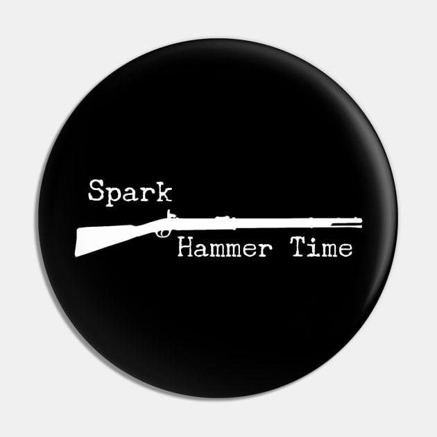 Flintlock Hammer Time Pin by Aeriskate