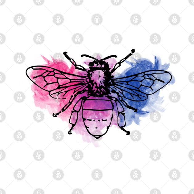 Bi Bee Flag by Gedwolcraeft