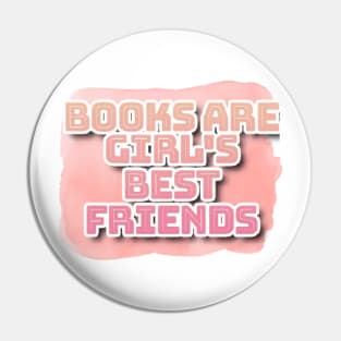 Books are girl's best friends Pin