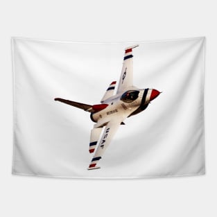 Thunderbird F-16C Sneak Pass 4 no background Tapestry