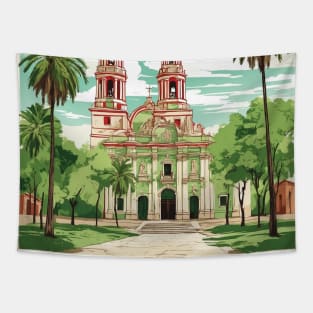 Tula Tamaulipas Mexico Vintage Tourism Travel Tapestry